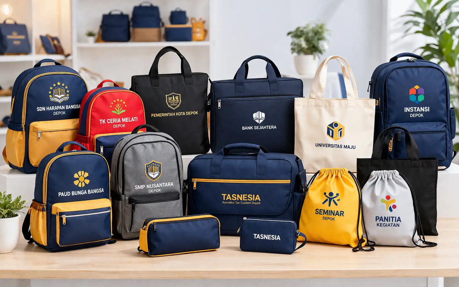 jenis tas custom produksi tasnesia depok