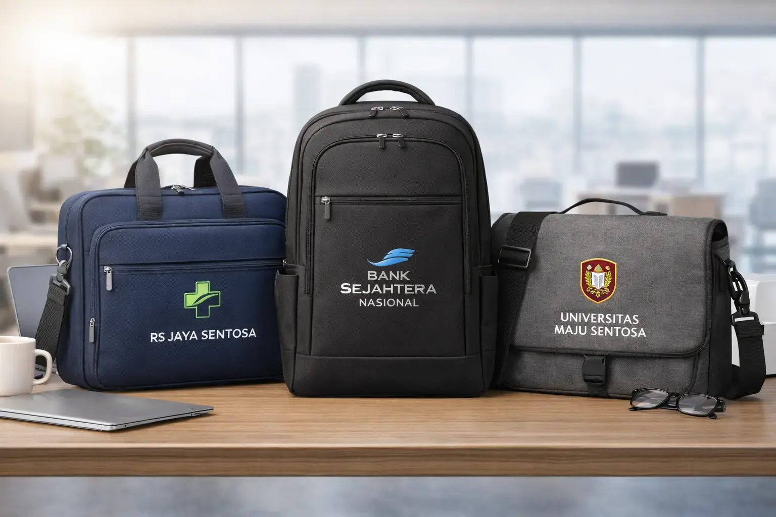 konveksi tas instansi custom Depok tas seminar tas kerja Tasnesia